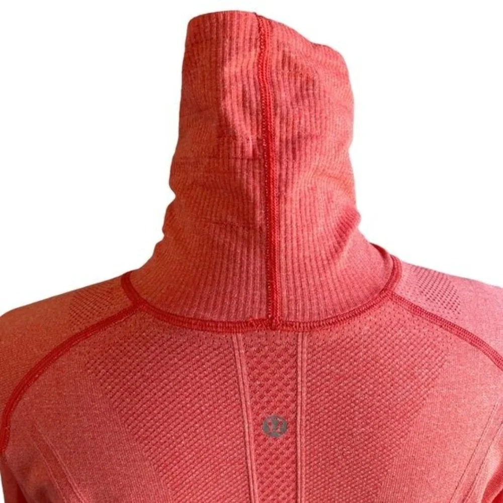 Lululemon Run: Swiftly Turtleneck Top Love Red Size 12
